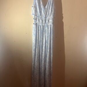 Streetwear Society Light Blue Floral Jumpsuit